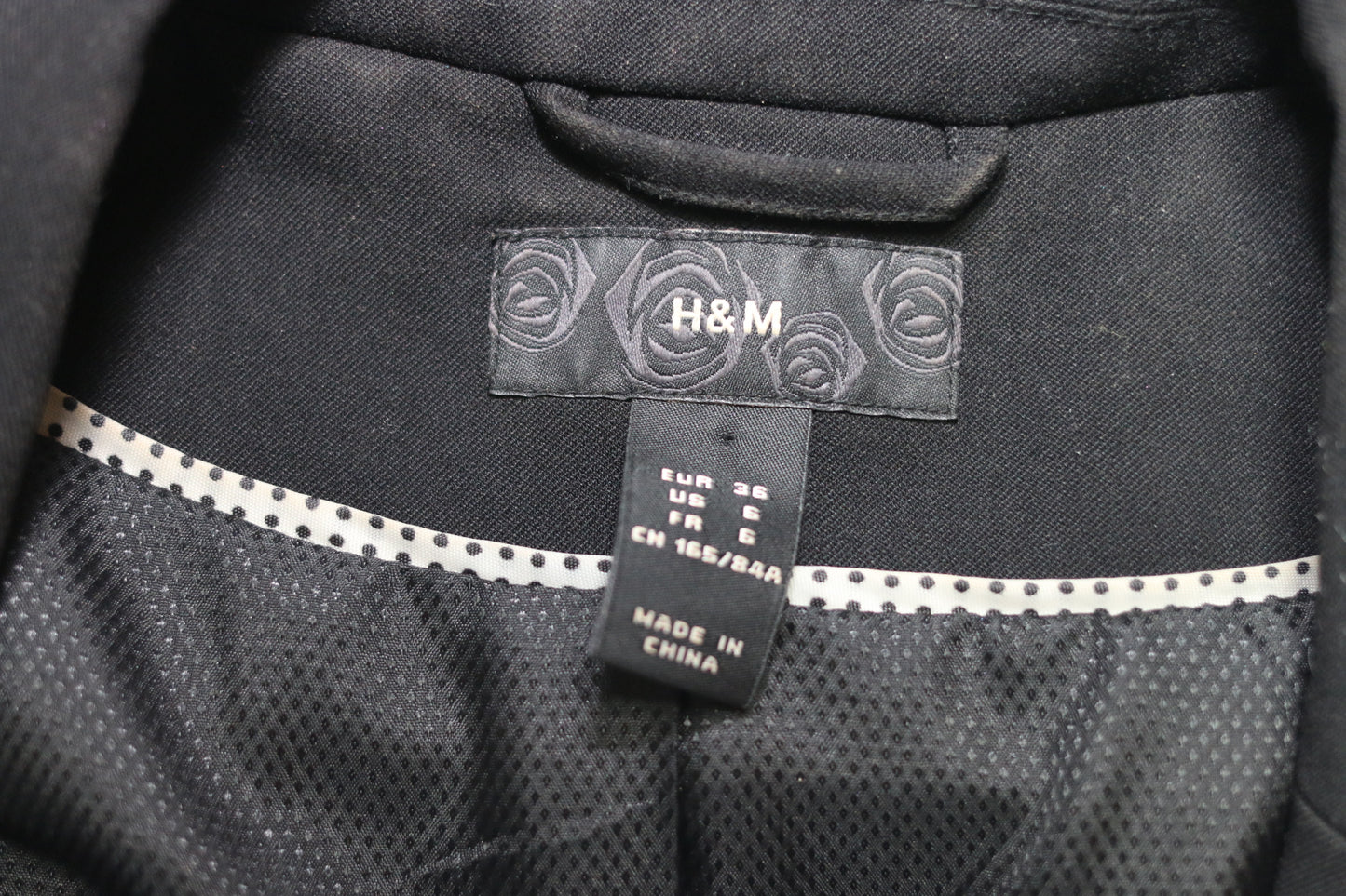 H&M Sort Blazer