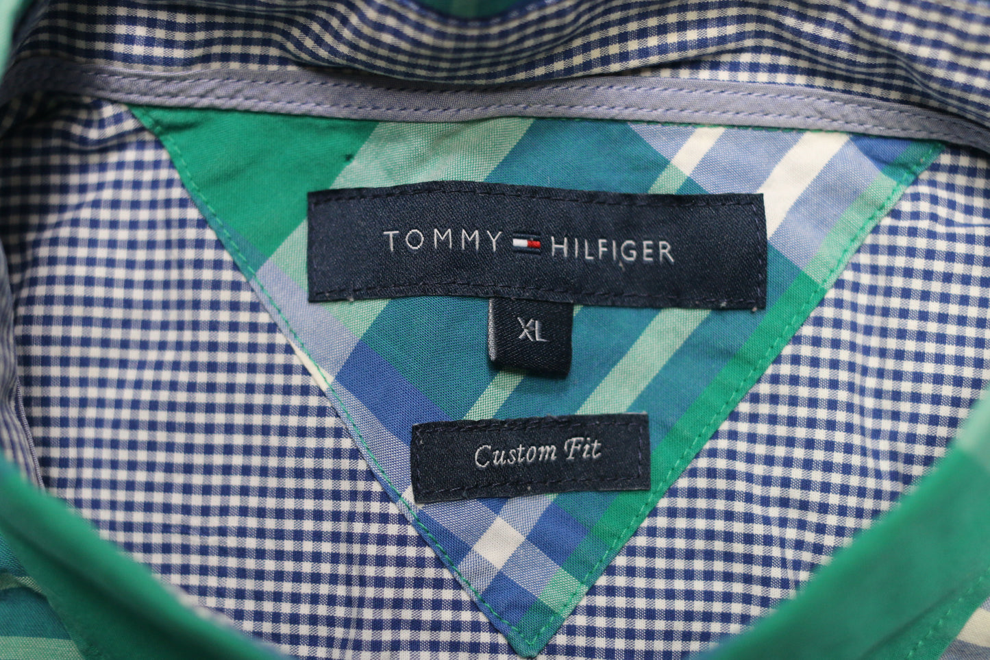 Tommy Hilfiger Grøn Ternet Skjorte