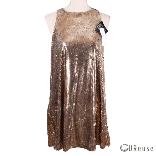 NLY Trend Guld Paillet kjole