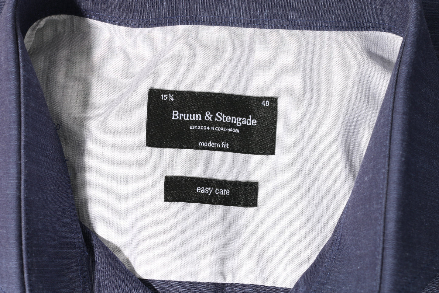 Bruun & Stengade Blå Skjorte