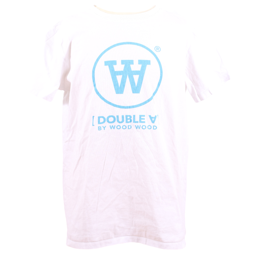 Wood Wood Double A hvid T-shirt