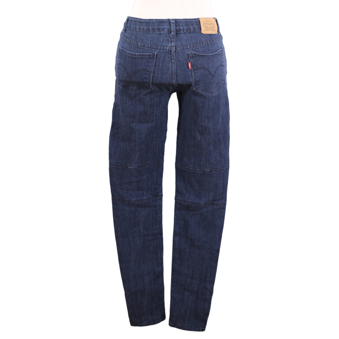 Levis Blå 710 Super Skinny Jeans med guld mild glimmer