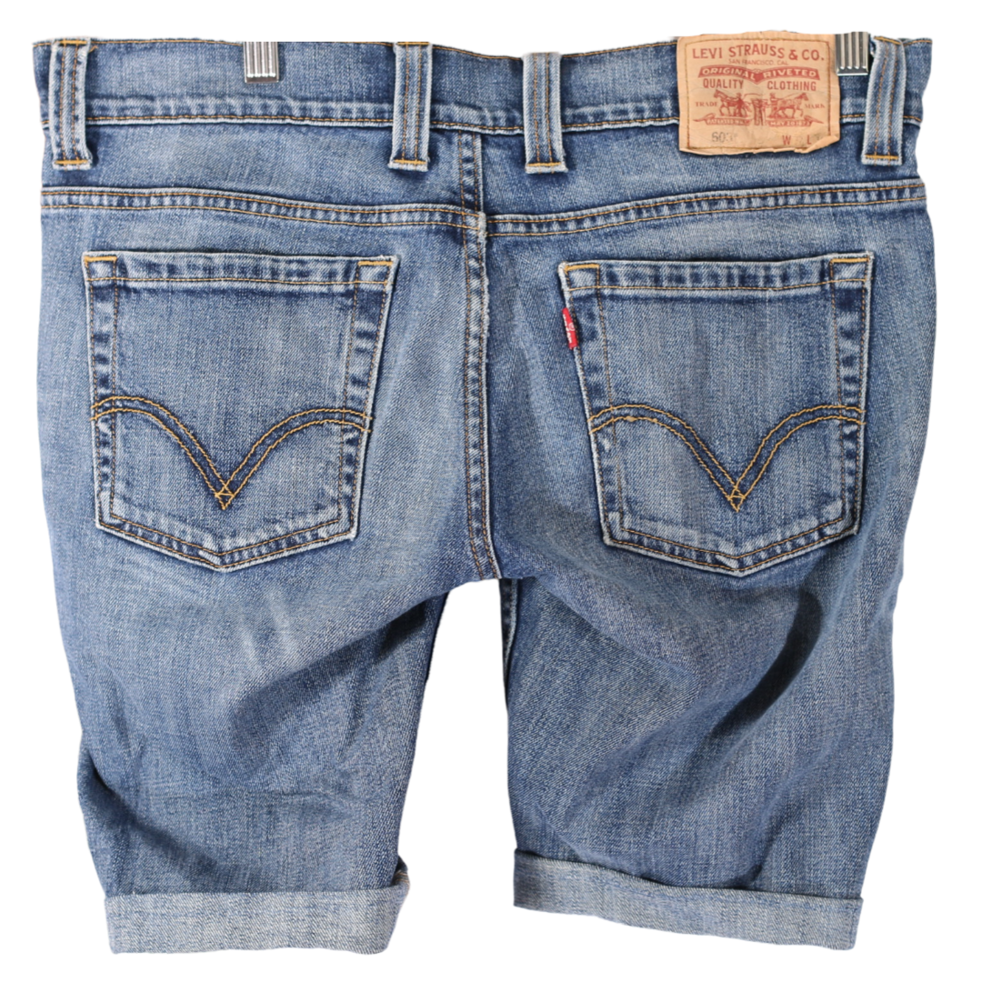 Levi´s Blå Denim 603 Shorts