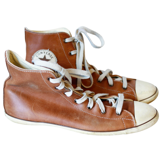 Converse cognac Læder ankel støvler