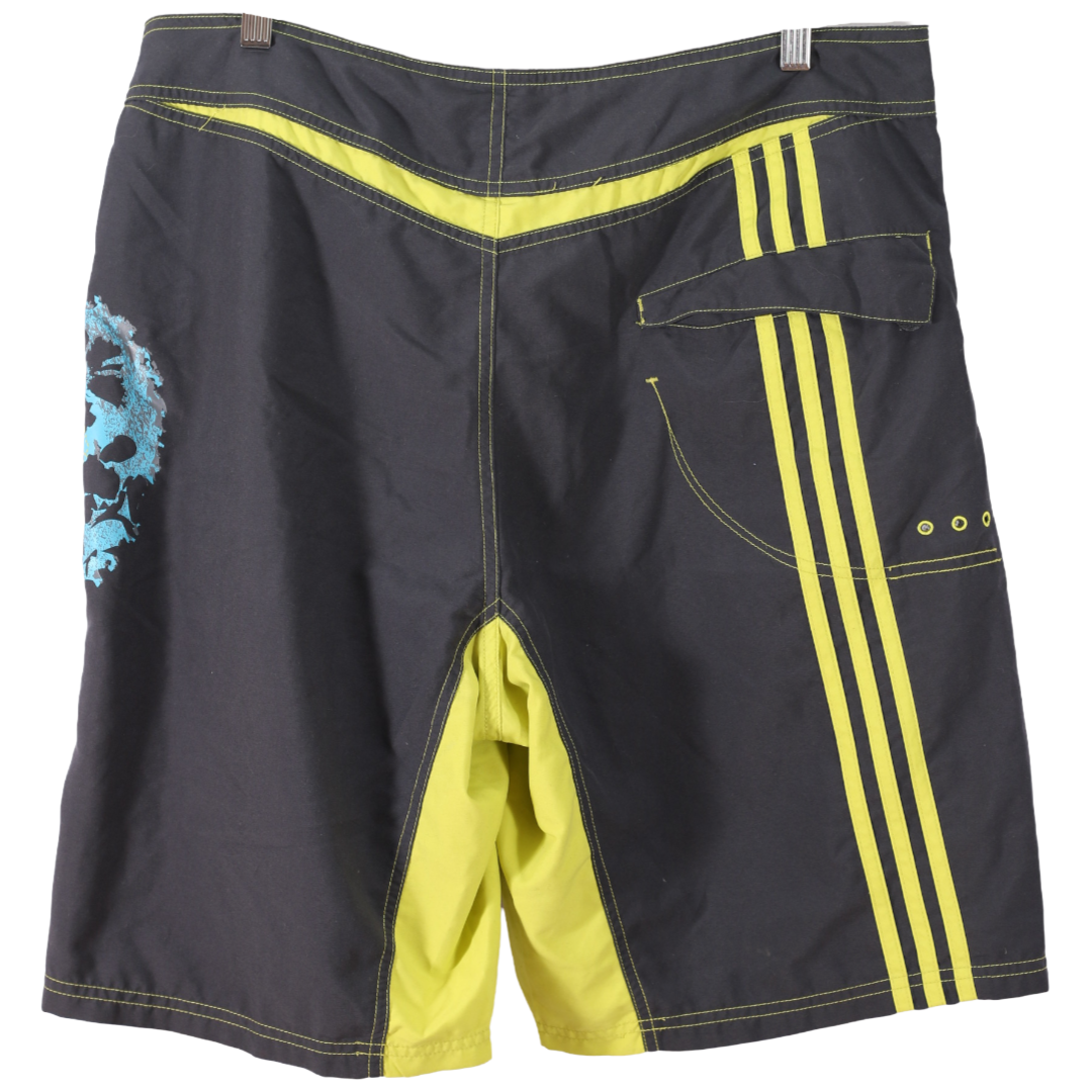 Adidas Grå & Gule Shorts