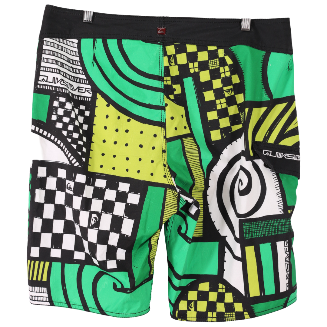 Quiksilver Sort og Grønne Shorts