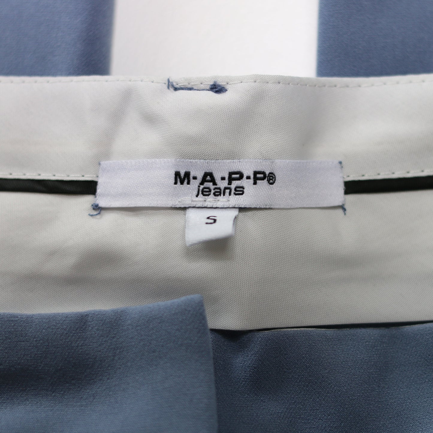 M-A-P-P June Tape Jeans Blå Bukser med stribe