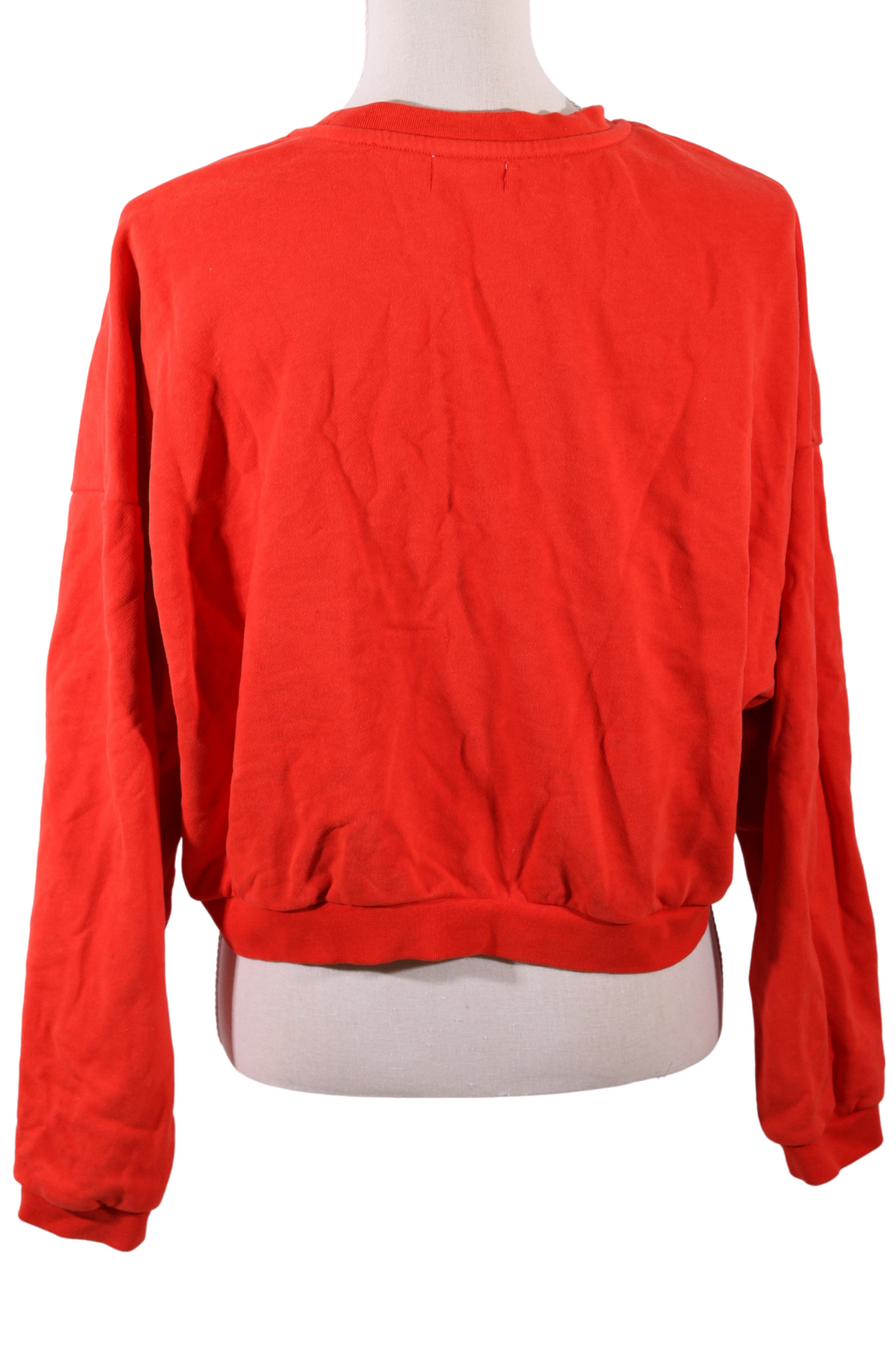 Act Today Rød Crop Sweatshirt