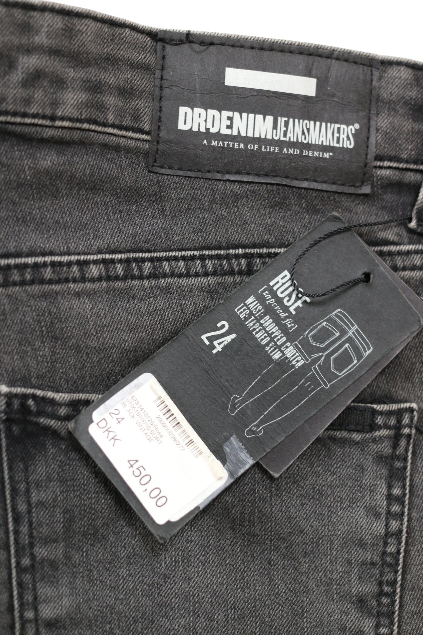 Dr.Denim Sorte Denim Shorts