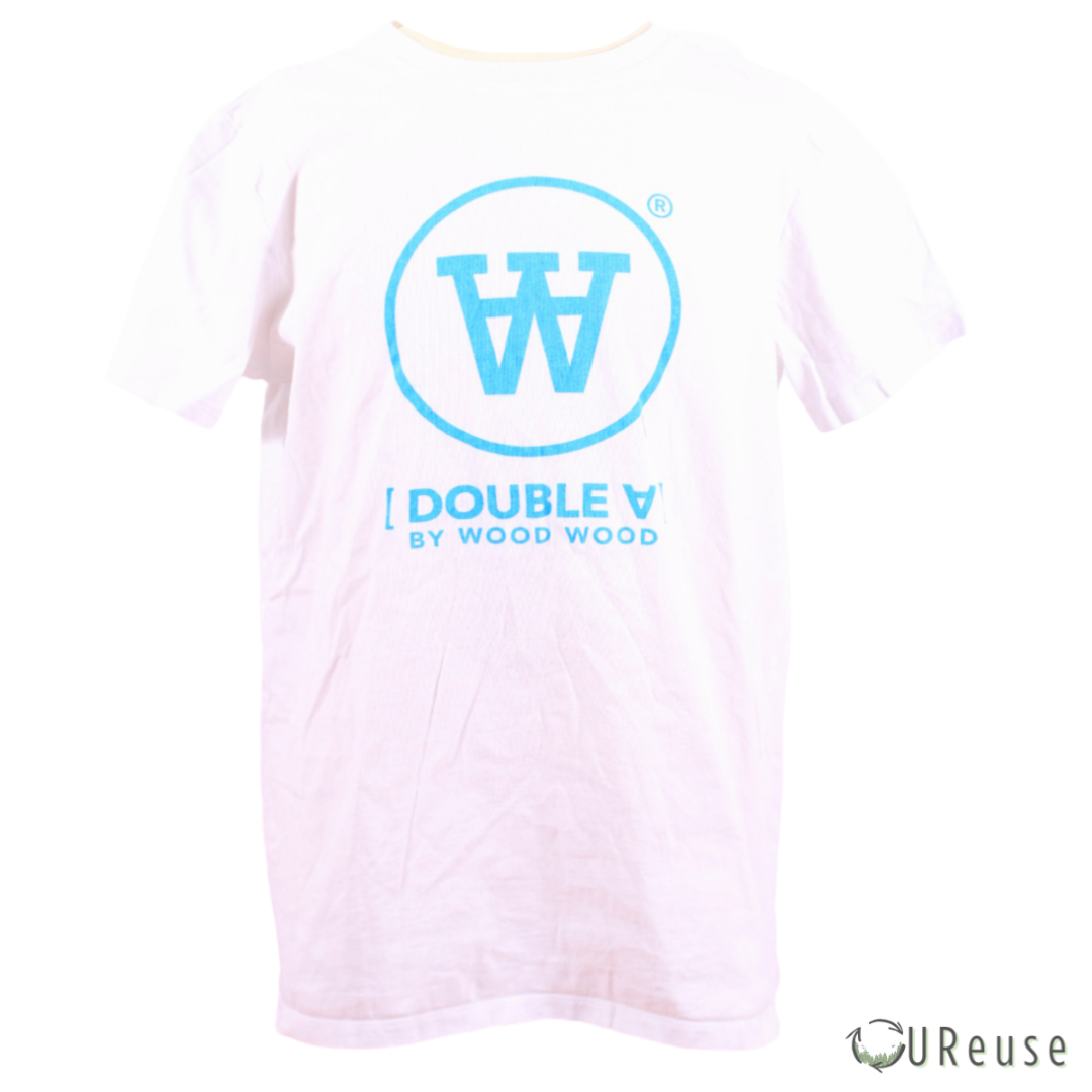 Wood Wood Double A hvid T-shirt