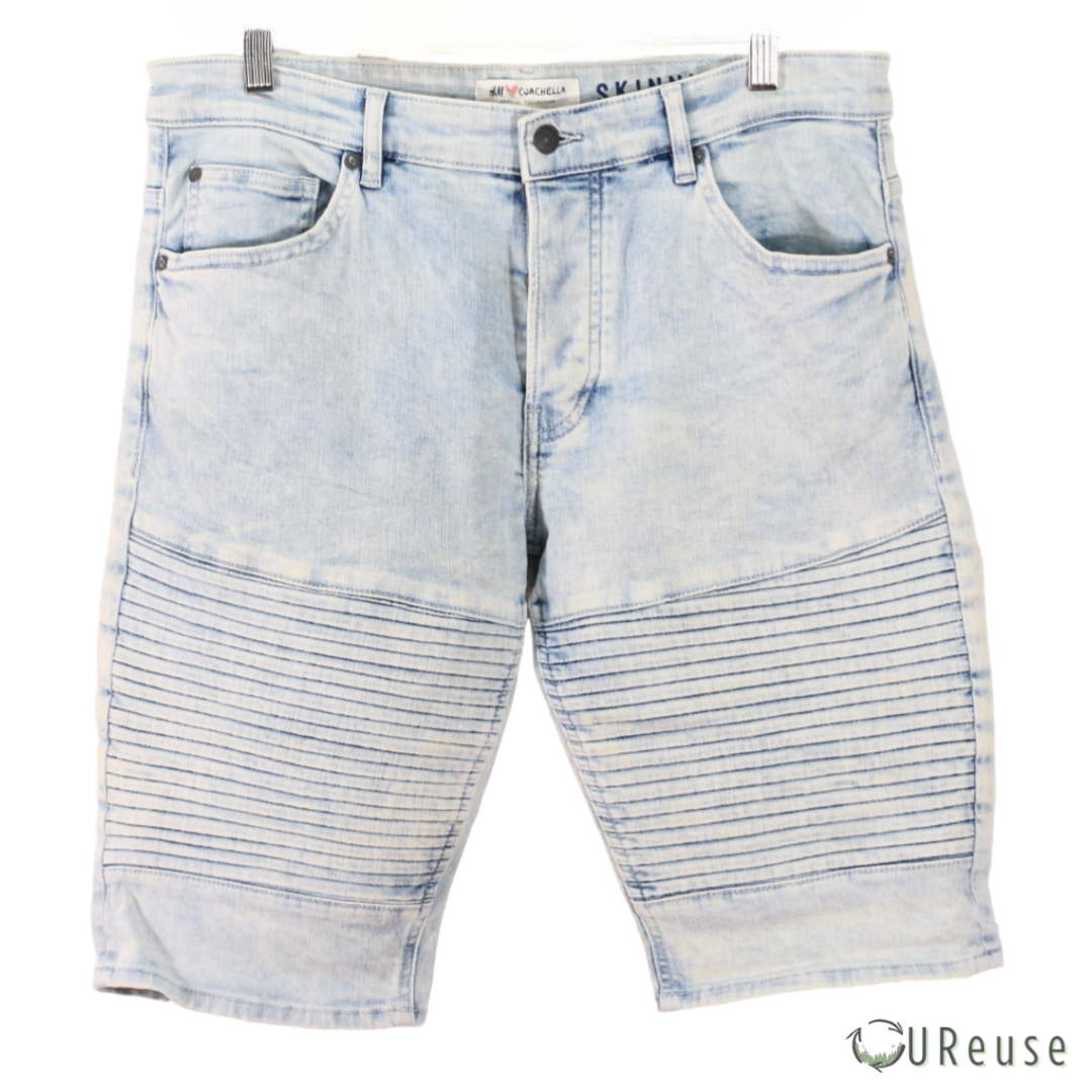 H&M Coachella Lyseblå Denim Shorts