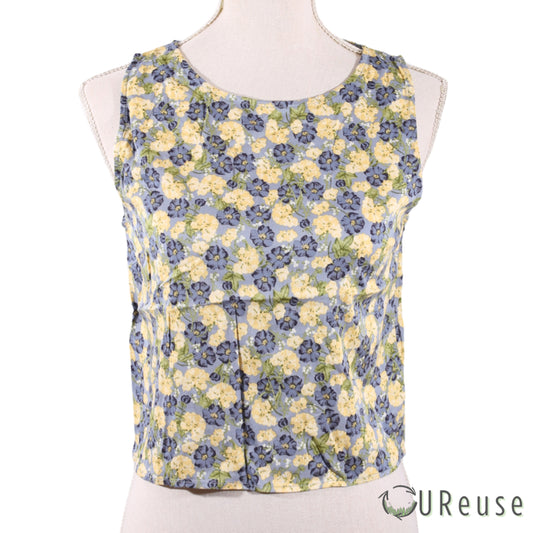 Envii Crop Blomster Bluse