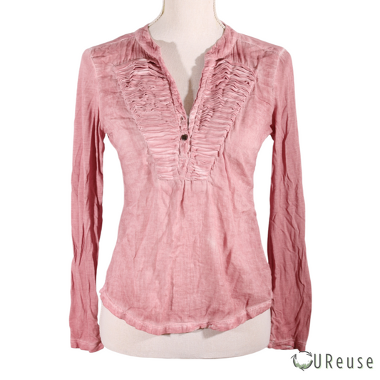 Cream Pink Bluse