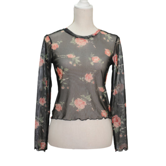 Blomster Mesh bluse