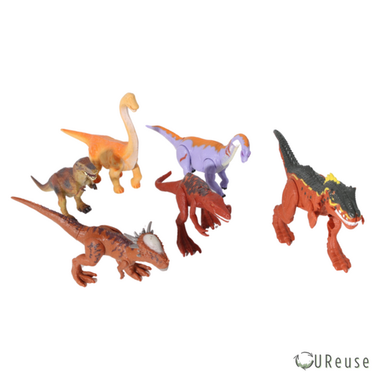 Dinosaurer 6 stk